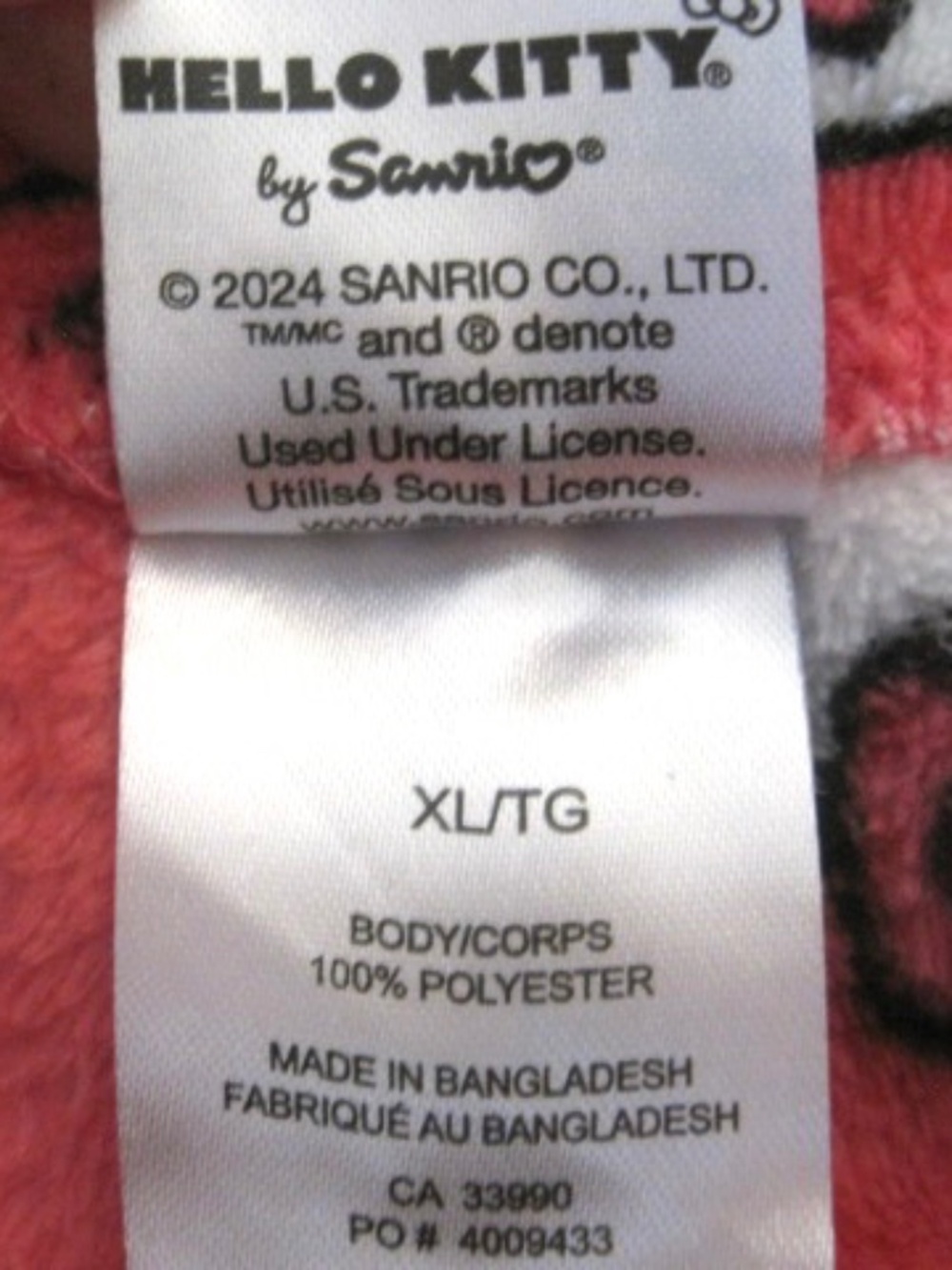 Hello Kitty Plush Pyjama/Lounge Shorts - Picture 4 of 9